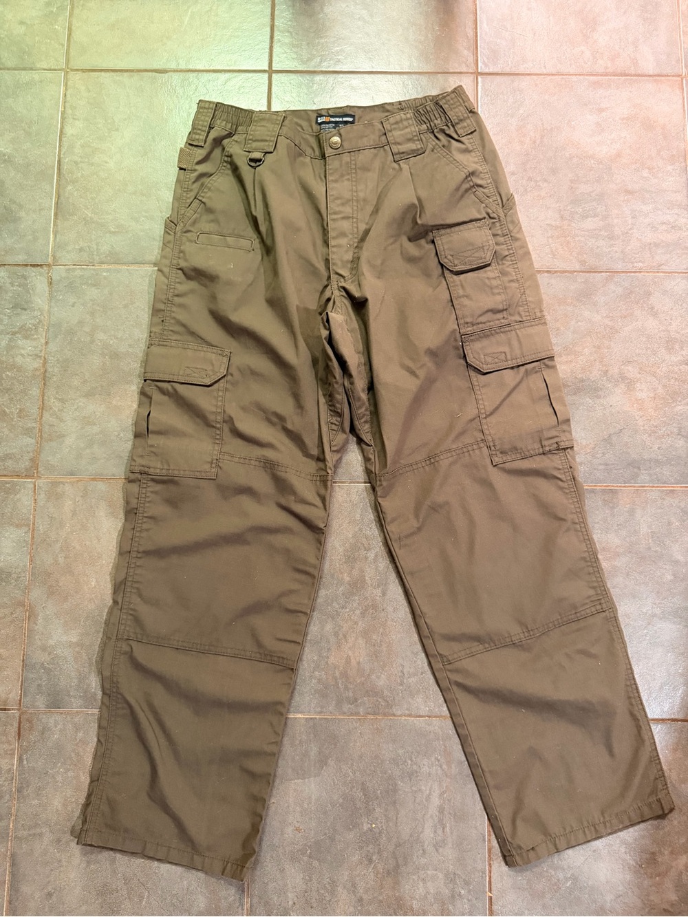 5.11 Tactical Series cargo pants in tan & brown, size 32/30